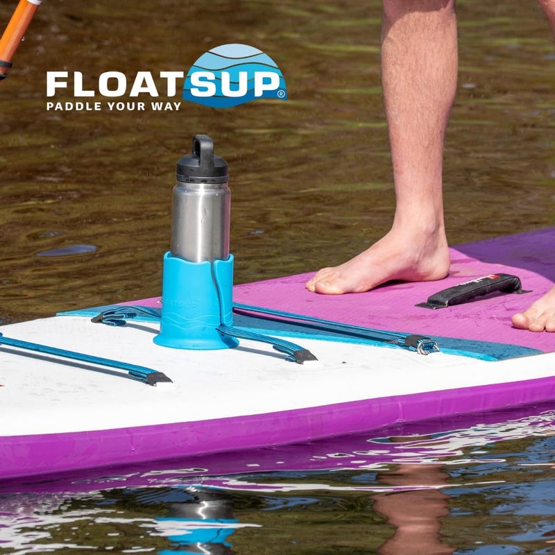Floatsup ® Jumbo Paddle Board and Kayak Water Bottle/Drink Holder (Signature Blue) - Image 3